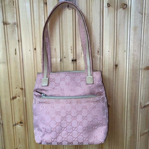Mini 2000s Gucci Pink Shoulder Bag - Picture 6 of 9